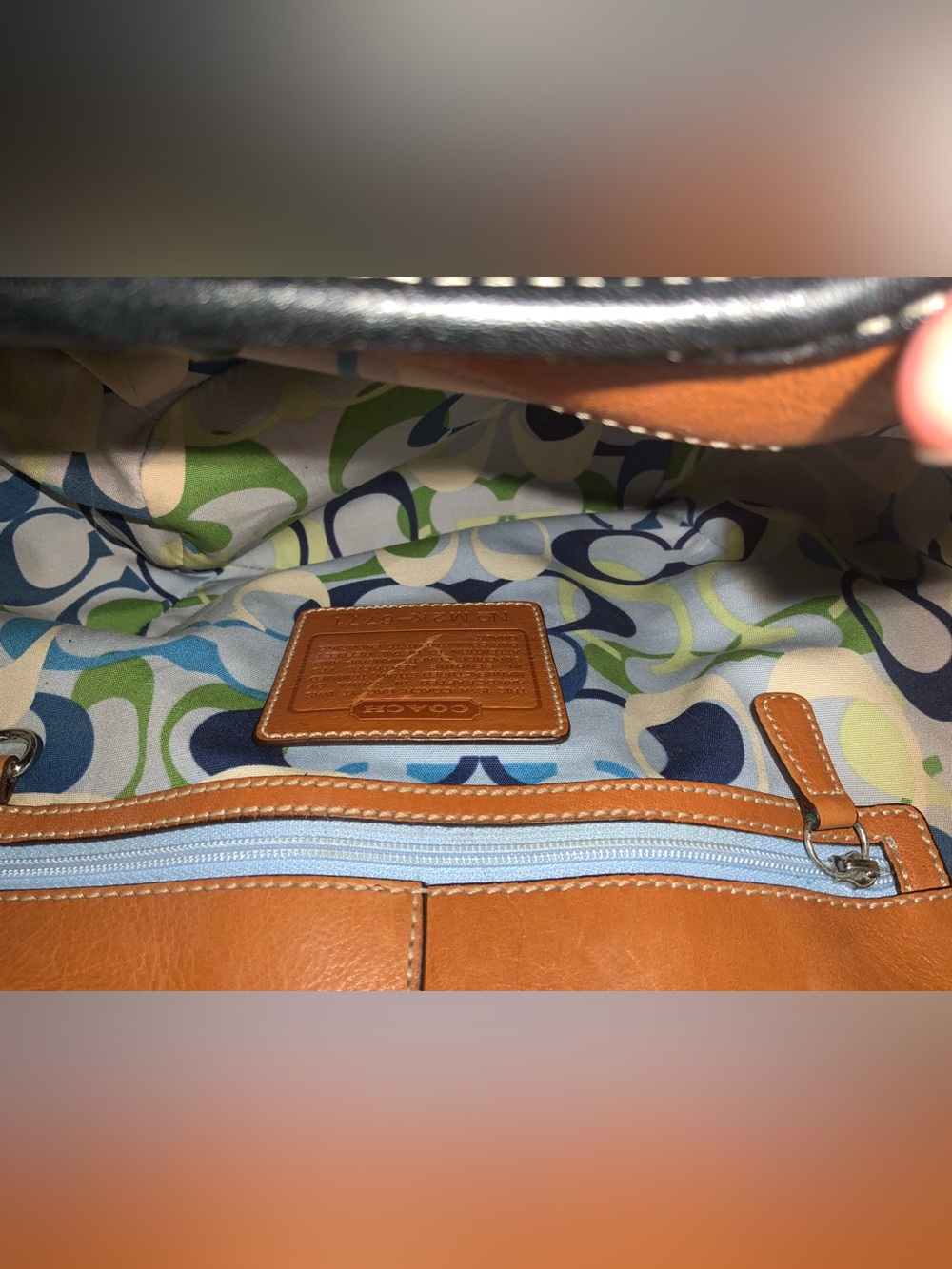 Coach Vintage Soho Straw Tote - Picture 9 of 13